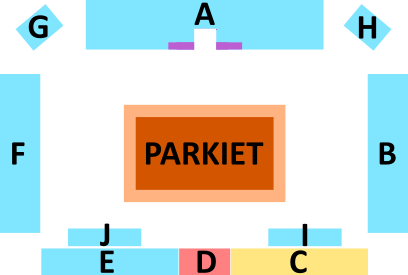 Plan sektorów obiektu