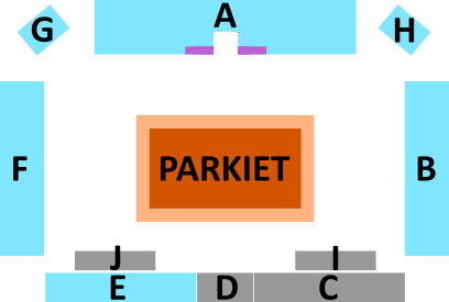 Plan sektorów obiektu