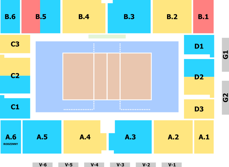 Plan sektorów obiektu